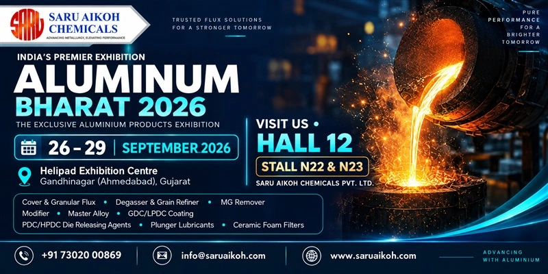 You’re Invited | Saru Aikoh Chemicals at Aluminium Bharat 2026