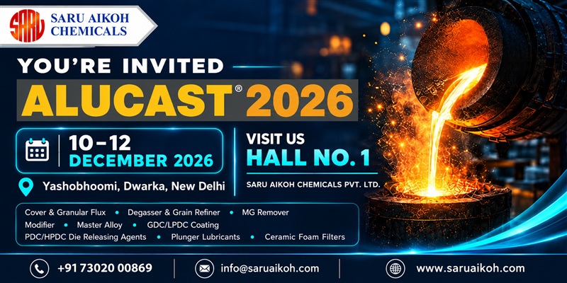 You’re Invited! Meet Saru Aikoh Chemicals at ALUCAST 2026